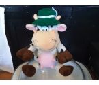PELUCHE VACHE AVEC CHAPEAU