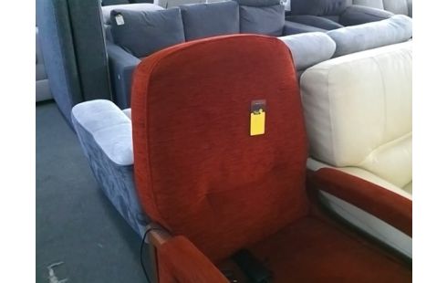 FAUTEUIL ELECTRIQUE ROUGE TISSU ROUGE