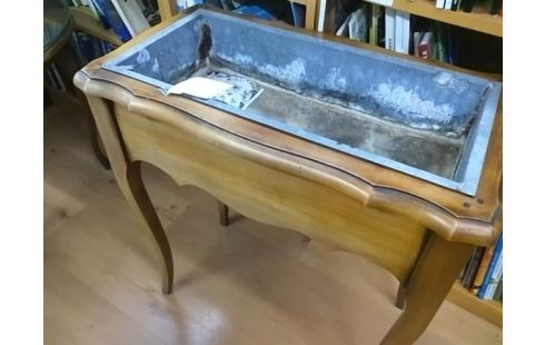 JARDINIERE BOIS ET METAL