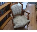 FAUTEUIL TISSU MOTIF FLEURS