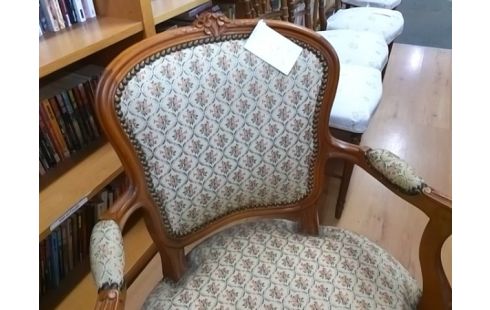 FAUTEUIL TISSU MOTIF FLEURS
