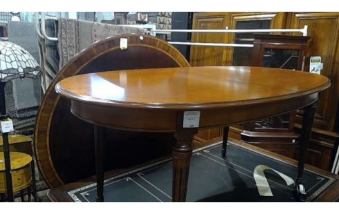 SAM EN MERISIER TABLE+6CH+DRES+VITR