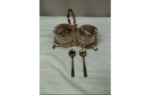 SERVIERSET <HUGO> VERSILBERT 5-TLG. BAROCKSTIL