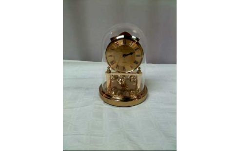 DREHPENDELUHR GOLDF. DUGENDA +GLASHAUBE