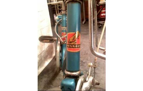 KLAPPRAD PEUGEOT BLAU MIT GEPÄCKTRÄGER
