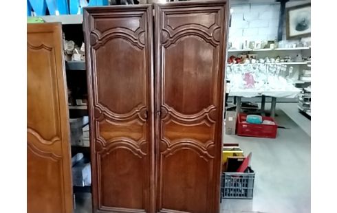 PAIRE DE PORTES 19E CHENE + CLEF