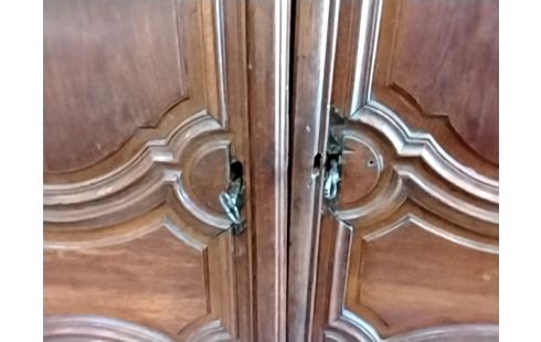 PAIRE DE PORTES 19E CHENE + CLEF