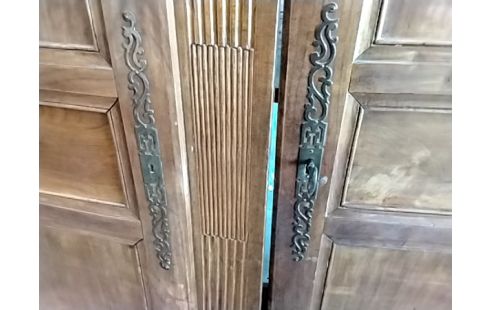 PAIRE DE PORTES 19E  + CLEF