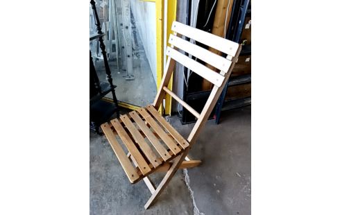 CHAISE PLIANTE BOIS