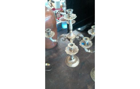 CHANDELIER LA PAIRE  BRONZE