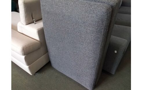 POUF TISSU GRIS
