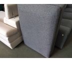 POUF TISSU GRIS