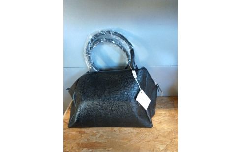 SAC A MAIN LAMARTHE CUIR NOIR