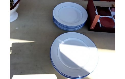 LOT DE 6 ASSIETTES DECO