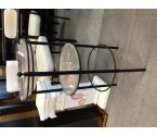 ETAGERE METAL VERRE