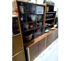BIBLIOTHEQUE VINTAGE 2 CORPS ST SCANDINAVE HT VITRE