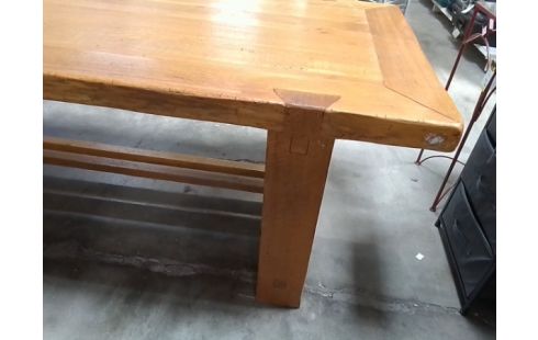 TABLE DE FERME CHENE MASSIF 240 CM X 100 CM