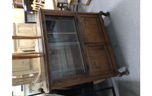 VITRINE CHENE MOYEN 4 PORTES