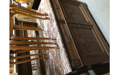 MEUBLE LAVABO 2 TIROIRS 2 PORTES