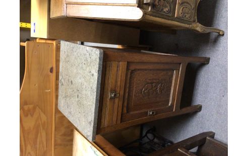 CHEVET CHENE MOYEN 1 TIROIR 1 PORTE LA PAIRE