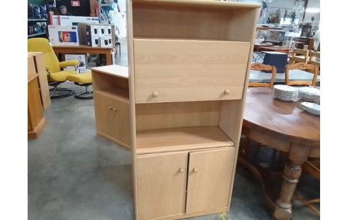 MEUBLE MI-HAUTEUR MELAMINE 3 PORTES