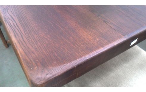 TABLE MONASTERE MASSIF RUSTIQUE CHENE