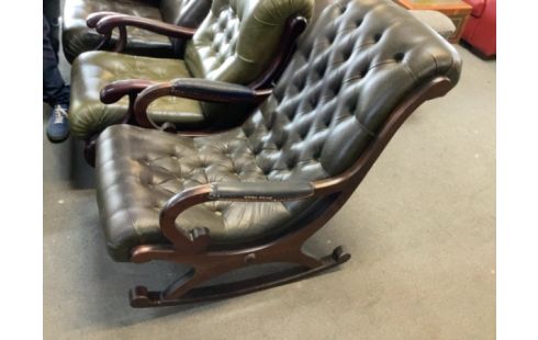 FAUTEUIL BASCULE CUIR