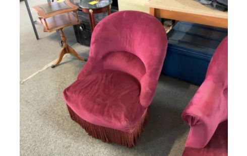 FAUTEUIL CRAPAUD ROSE