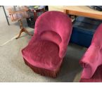 FAUTEUIL CRAPAUD ROSE