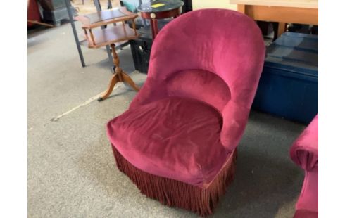 FAUTEUIL CRAPAUD ROSE