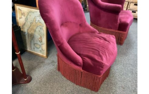 FAUTEUIL CRAPAUD ROSE