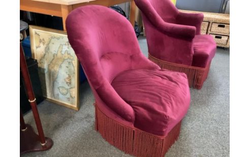 FAUTEUIL CRAPAUD ROSE