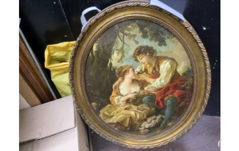 CADRE OVALE REPRODUCTION