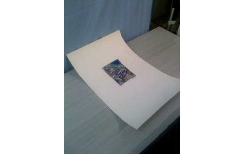 GEMÄLDE SIGNIERT FRAU ABSTRAKT