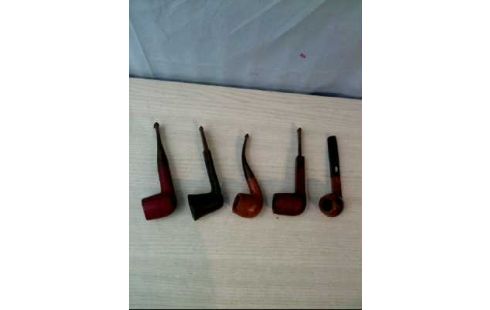 KONVOLUT TABAKPFEIFEN SCHWARZ BRAUN 5-ST.