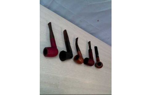 KONVOLUT TABAKPFEIFEN SCHWARZ BRAUN 5-ST.