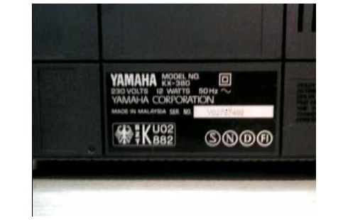 KASSETTENDECK YAMAHA