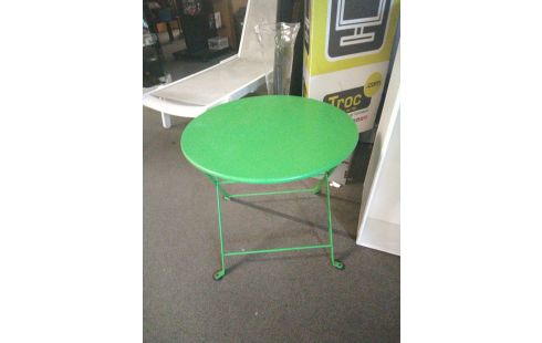 SELLETTE PLIANTE METAL VERT