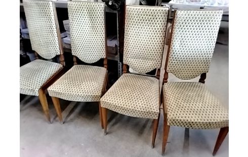 LOT DE 6 CHAISES ART DECO