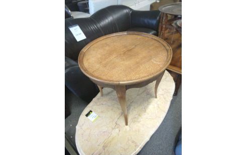 TABLE BASSE STYLE LOUIS XV CHENE