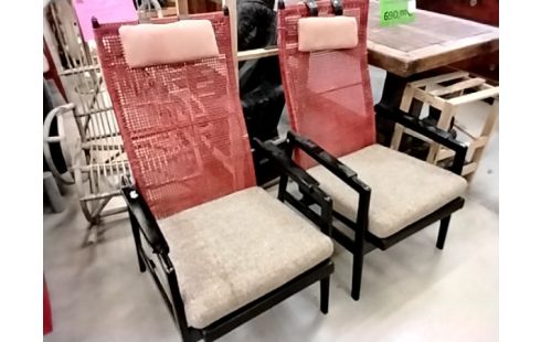 PAIRE DE FAUTEUIL VINTAGE