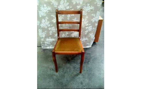 STUHL KIRSCHBAUM GRÜN GEPOLSTERT BIEDERMEIER