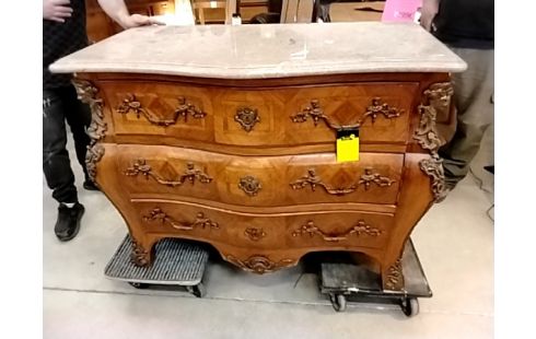 COMMODE GALBÉE 3 TIROIRS