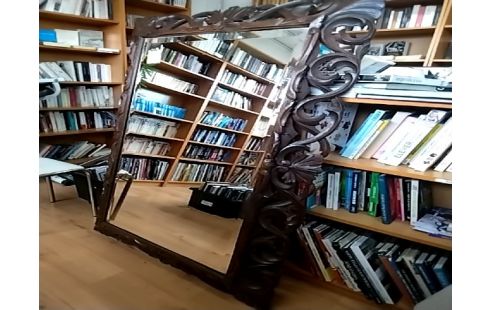 MIROIR BOIS SCULPTÉ