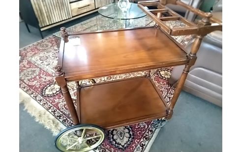 DESSERTE A ROULETTES BOIS