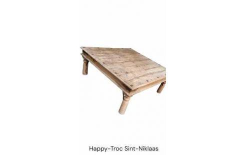 SALONTAFEL OOSTERS TEAK IJZER