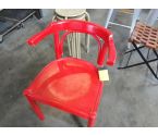 FAUTEUIL PEINT ROUGE