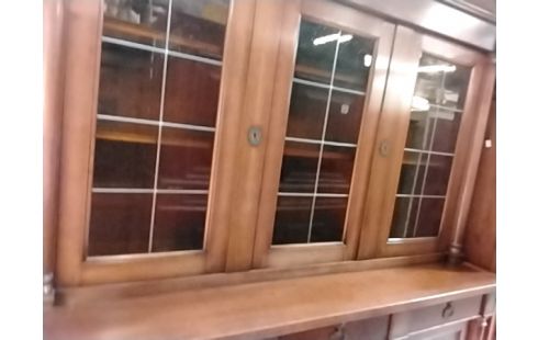 BIBLIOTHEQUE VITREE 2 CORPS DE STYLE CLES