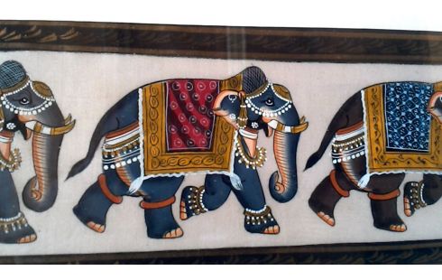 SEIDENMALEREI ÖSTLICHER/-ES