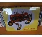 PLAQUE METAL TRACTEUR